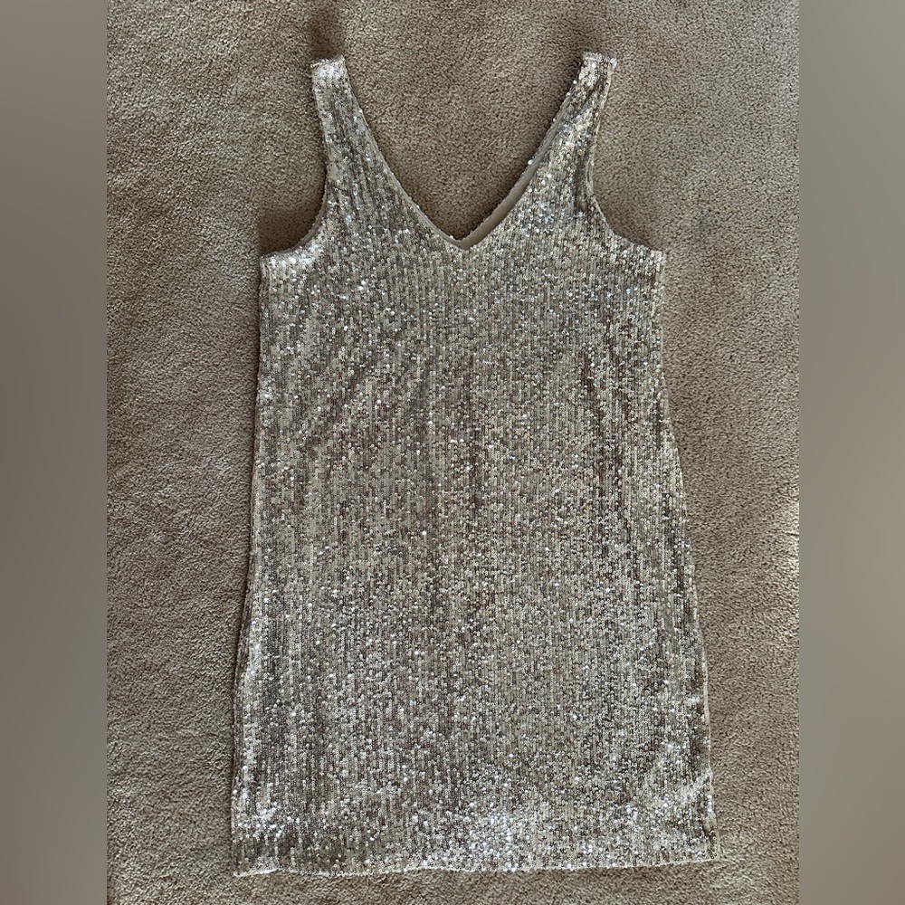 Rock & Shine Gold Sequin dress